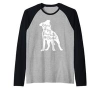 Rescue is My Favorite Breed Pitbull Dog Lover Pit Bull Mom Raglan Baseball Tee
