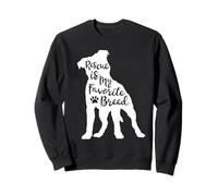 Rescue Is my Favorite Breed Pitbull Dog Lover Pit Bull Mom Sweatshirt