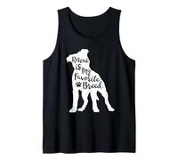 Rescue is My Favorite Breed Pitbull Dog Lover Pit Bull Mom Tank Top