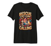 Rescue is Not A Hobby Its A Calling Pets Premium T-Shirt
