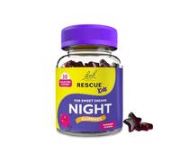 RESCUE Kids Night Gummies | Raspberry Flavour | Gentle Bedtime Wind-Down Support with Bach™ Original Flower Essences | 30 Vegan Gummies | 3- Pack