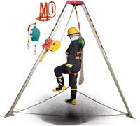 Rescue Kit Assembly, Kit Adjustable Rescue Portable with Winch & 10m Fall Protection, / Manhole/Sewers Emergency Life(with Falling Protector,1200LBS Winch)