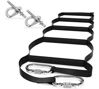 Rescue Ladder 16ft (5m) | Fire Escape Ladder Snap Hooks & Mounting Hardware included - Lightweight & Durable | Bears up to 450 kg. | Emergency Equipment | Climbing Ladder