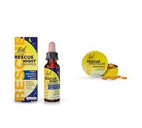 RESCUE Nelsons Rescue Remedy Night Dropper, Flower Essences, For a Natural Night's Sleep, Emotional Wellness and Balance & Nelsons Rescue Remedy Pastilles, Orange and Elderflower Flavour