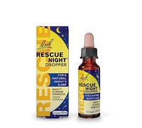 Rescue Night Dropper | Aid a natural night's sleep | Bach Original Flower Essences | Easy-to-Use 10ml Dropper | Help Switch Off Repetitive Thoughts for Restful Sleep