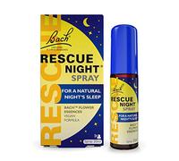 Rescue Night Spray (20ml), for A Natural Night's Sleep, Natural Flower Essences, Helps Switch Off from Repetitive Thoughts, Disconnect from Distractions, Night Support, Aid a Restful Night