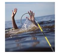 Rescue Pole for Swimming Pool, Life-Saving Pull Rod with Non-Slip Handle for Drowning Swimmers, Ideal for Gas Stations and Electricity Companies