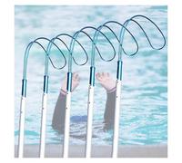Rescue Pool Pole,Blue Safety Pool Rescue Pole-23Ft Telescopic Aluminum Hook For Retrieving Floating Objects, Emergency Life-Saving Tool For Pools, Playgrounds & Water Parks,Blue 5 Pcs,Length 23ft pol
