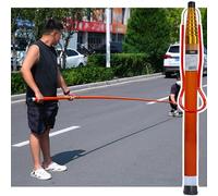 Rescue Pool Pole,Telescopic Lifeguard Rescue Hook, Adjustable Pool & Seaside Safety Pole With Body Hook, Lightweight Lifesaving Equipment For Drowning Prevention At Yachts & G,10m (32ft 9inch)