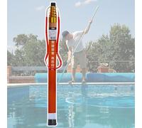 Rescue Pool Pole,Telescopic Pool Safety Hook 4.5/5.5/6.5/10M-Portable Rescue Pole for Drowning Prevention, Emergency Life-Saving Equipment, Retractable 1.2-10M, Essential for,Retractable 1.2,10M/3.9
