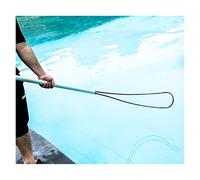 Rescue Pool Pole,Telescopic Rescue Life Pole 3-10Ft, Aluminum Lifeguard Pool Safety Hook with 24.8In Rope, Ideal for Owners & Maintenance Personnel, Durable & Lightweight Desi,L 0.6m/2.1ft,1m/3.3ft