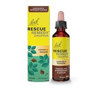 Rescue Remedy Dropper 20ml (Chocolate & Peppermint) Comfort & Reassurance, Alcohol Free, Natural Emotional Wellness Day Support, Flower Essence Vegan Formula, Travel, Exams