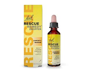 Rescue Remedy Dropper | Daily Support for Stressful Moments | Bach Original Flower Essences | Easy-to-Use 20ml Dropper