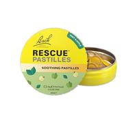Rescue Remedy Pastilles | Mint & Apple Flavoured | Daily Support for Stressful Moments | Bach Original Flower Essences | Chewable Pastilles | 50g Travel Tin