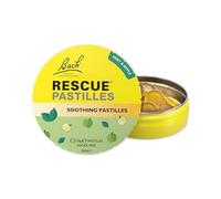 Rescue Remedy Pastilles | Mint & Apple Flavoured | Daily Support for Stressful Moments | Bach Original Flower Essences | Chewable Pastilles | 50g Travel Tin