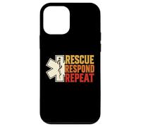 Rescue Respond Repeat Retro Star of Life Paramedic Case for iPhone 12 mini