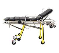 Rescue Stretcher, Aluminum Alloy Emergency Ambulance Stretcher, Lightweight Folding First Aid Stretcher, Weight Capacity 350.5Lbs for Hospitals and Clinics