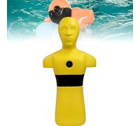 Rescue Training Dummy for Swimming Pool Safety, Drowning Prevention Teaching Tool with 3 Holes, Emergency Response Equipment for Teenagers Adults