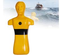 Rescue Training Dummy for Water Safety Drills, 3 Inlet/Outlet Rapid Drainage for Easy Fill, Drowning Prevention Tool for Pool, Beach, Fire Rescue
