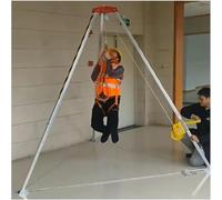 Rescue Tripod， Adjustable Rescue Tripod, Sewer Tunnel Aluminum Lifting Rack Fall(Without Fall Arrestor,2600lbs)