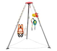 Rescue Tripod Kit for Confined Spaces Heavy-Duty Lifting Equipment 1200 LB 1800 LB 2000 LB Capacity Professional Rescue Tripod System for Safety and Efficiency