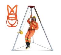 Rescue Tripod, with 1201ibs Winch, Aluminum for ManholeTunnelingCable Trench