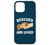 Rescued And Loved Cute Rescue Dog Case for iPhone 12 mini