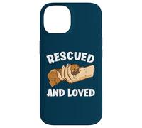 Rescued And Loved Cute Rescue Dog Case for iPhone 14