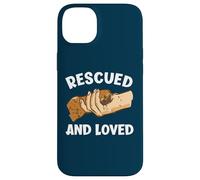 Rescued And Loved Cute Rescue Dog Case for iPhone 14 Plus