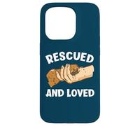Rescued And Loved Cute Rescue Dog Case for iPhone 15 Pro