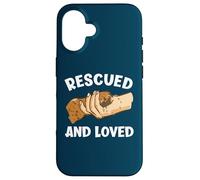 Rescued And Loved Cute Rescue Dog Case for iPhone 16