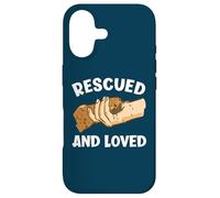 Rescued And Loved Cute Rescue Dog Case for iPhone 17