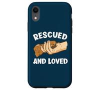 Rescued And Loved Cute Rescue Dog Case for iPhone XR