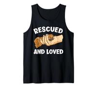 Rescued and Loved Cute Rescue Dog Tank Top