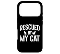 Rescued by My Cat Mom Case for iPhone 17 Pro
