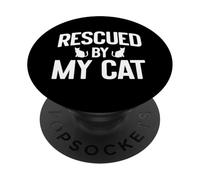 Rescued by My Cat Mom PopSockets Adhesive PopGrip