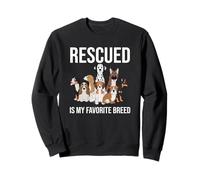 Rescued Is My Favorite Breed Cute Dog Lover Sweatshirt