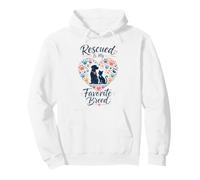 Rescued is My Favorite Breed Dog Cat Lover Pullover Hoodie