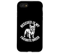 Rescued Is My Favorite Breed French Bulldog Adopt Frenchie Case for iPhone SE (2020) / 7/8