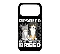 Rescued is my favorite breed of rescue dog and cat rescues Case for iPhone 17 Pro Max