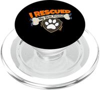 Rescued My Best Friend A Heart For Dogs Dog Rescuer PopSockets PopGrip for MagSafe