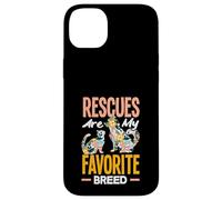 Rescues Are My Favortie Breed Animal Shelter Help Case for iPhone 14 Plus