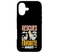 Rescues Are My Favortie Breed Animal Shelter Help Case for iPhone 17