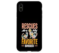 Rescues Are My Favortie Breed Animal Shelter Help Case for iPhone XS Max