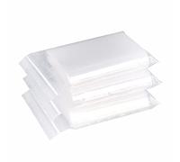 Resealable Clear Plastic Bags,Sealed Storage Pouches,Thickening and Durable,Press Seal Bags,Apply to Kitchen Storage,Jewellery Packaging,Office Stationery Storage Bag 6.7x9.8"/17cmx25cm 100PCS