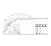 Resealable Small Snap Bags 7x10cm/2.7x3.9" 200pcs Grip Seal Zipper Lock Reusable Press Seal Zip Plastic Jewellery Self Sealing Poly for Candies Pill Battery Beans (8 Sizes for Choosing)