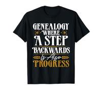Research Anchestry Historian Family Tree Progress Genealogy T-Shirt