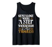 Research Anchestry Historian Family Tree Progress Genealogy Tank Top