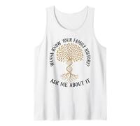 Research Anchestry Wanna Know Historian Genealogist Tank Top