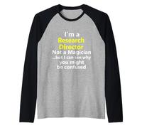 Research Director Psychology Clinical Behavioral Job Career Raglan Baseball Tee